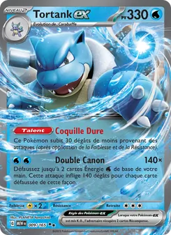 Carte Pokémon Tortank-ex 009