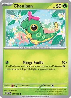Carte Pokémon Chenipan 010