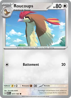 Carte Pokémon Roucoups 017