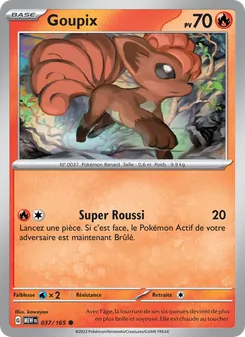 Carte Pokémon Goupix 037