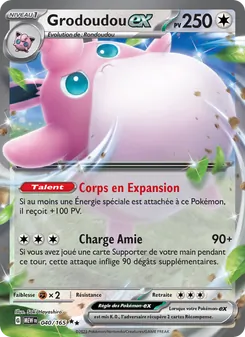 Carte Pokémon Grodoudou-ex 040