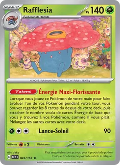 Carte Pokémon Rafflesia 045