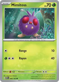 Carte Pokémon Mimitoss 048
