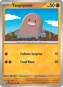 Carte Pokémon Taupiqueur 050