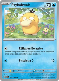 Carte Pokémon Psykokwak 054