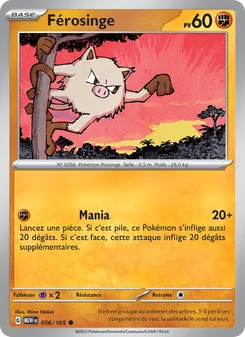 Carte Pokémon Férosinge 056