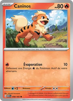 Carte Pokémon Caninos 058