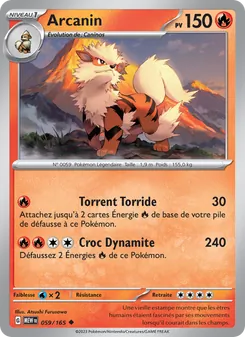 Carte Pokémon Arcanin 059