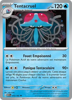 Carte Pokémon Tentacruel 073