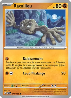 Carte Pokémon Racaillou 074
