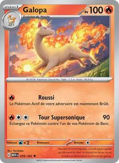 Carte Pokémon Galopa 078
