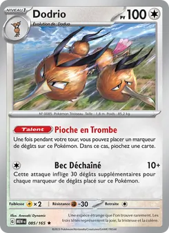 Carte Pokémon Dodrio 085