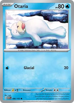 Carte Pokémon Otaria 086