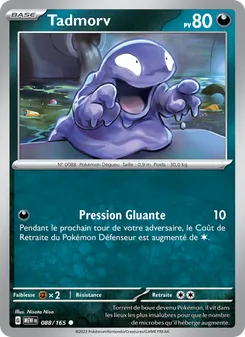 Carte Pokémon Tadmorv 088