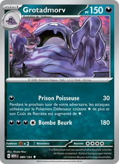 Carte Pokémon Grotadmorv 089