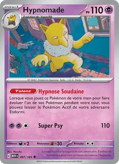 Carte Pokémon Hypnomade 097