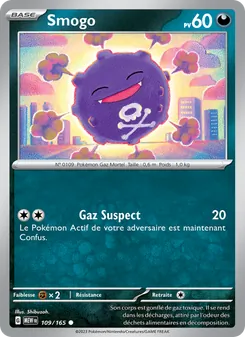 Carte Pokémon Smogo 109