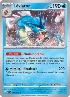 Carte Pokémon Léviator 130