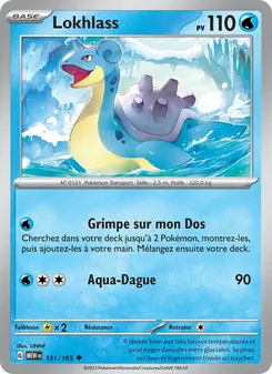 Carte Pokémon Lokhlass 131