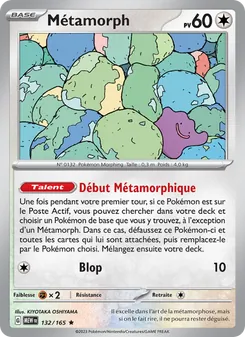 Carte Pokémon Métamorph 132