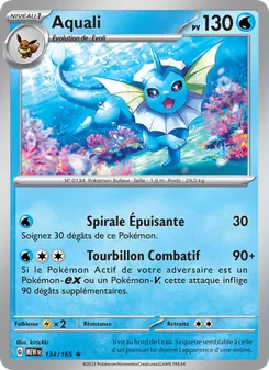 Carte Pokémon Aquali 134