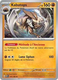 Carte Pokémon Kabutops 141
