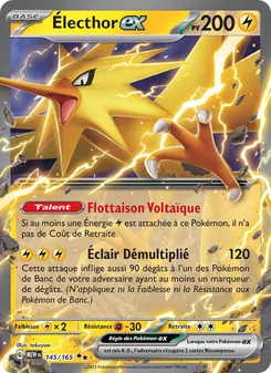 Carte Pokémon Électhor-ex 145