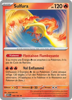 Carte Pokémon Sulfura 146