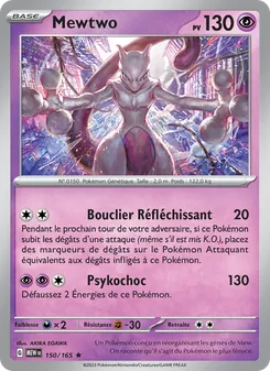 Carte Pokémon Mewtwo 150