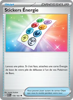 Carte Pokémon Stickers Énergie 159