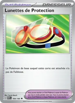 Carte Pokémon Lunettes de Protection 164