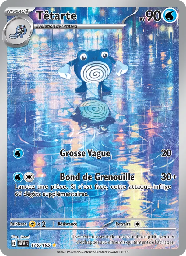 Carte Pokémon Têtarte 176/165 de l'extension 151