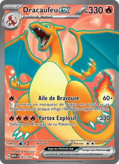 Carte Pokémon Dracaufeu-ex 183