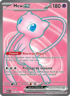 Carte Pokémon Mew-ex 193