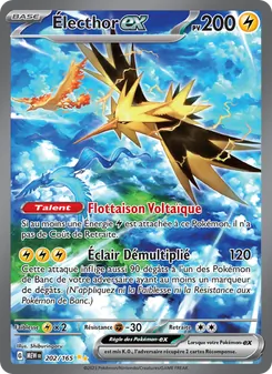 Carte Pokémon Électhor-ex 202