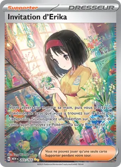 Carte Pokémon Invitation d'Erika 203