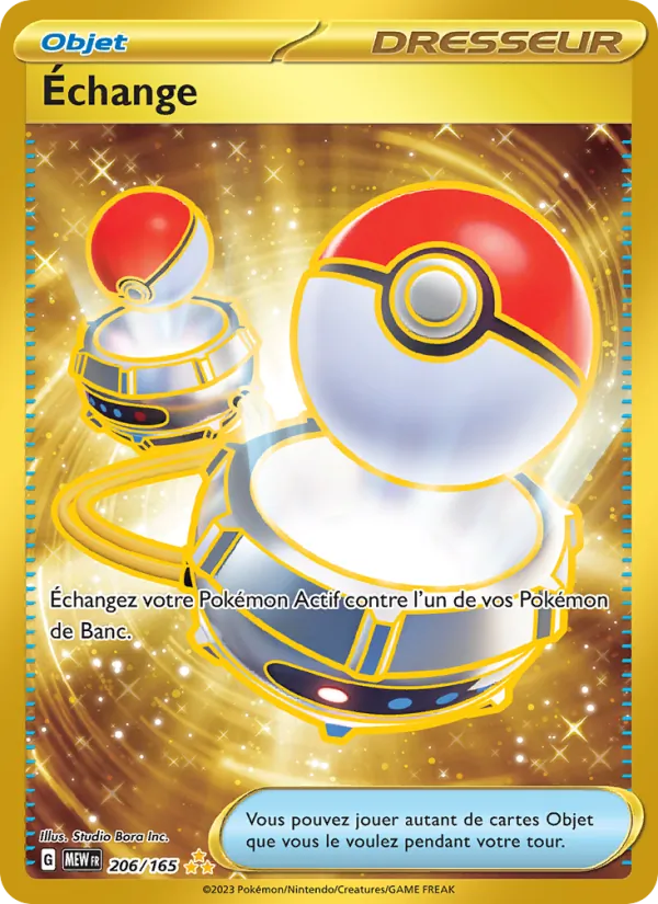 Carte Pokémon Échange 206/165 de l'extension 151