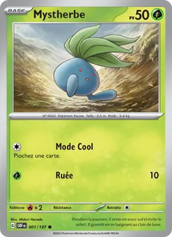 Carte Pokémon Mystherbe 001