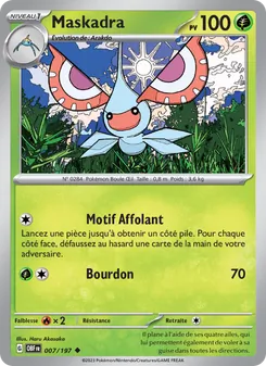 Carte Pokémon Maskadra 007