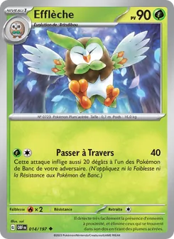 Carte Pokémon Efflèche 014