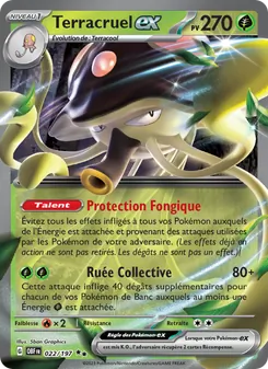 Carte Pokémon Terracruel-ex 022