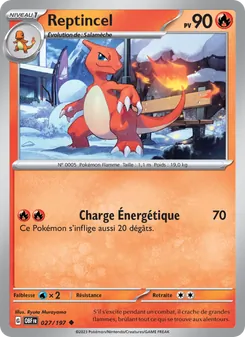 Carte Pokémon Reptincel 027