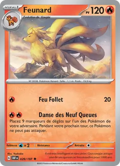 Carte Pokémon Feunard 029