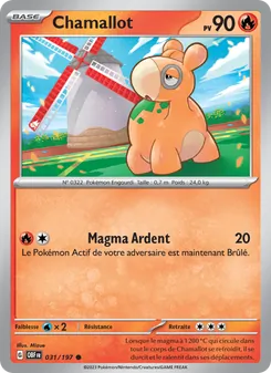 Carte Pokémon Chamallot 031