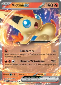 Carte Pokémon Victini-ex 033