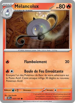 Carte Pokémon Mélancolux 037