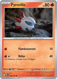 Carte Pokémon Pyronille 040