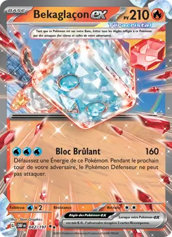 Carte Pokémon Bekaglaçon-ex 042