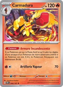 Carte Pokémon Carmadura 044