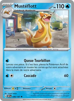 Carte Pokémon Mustéflott 049